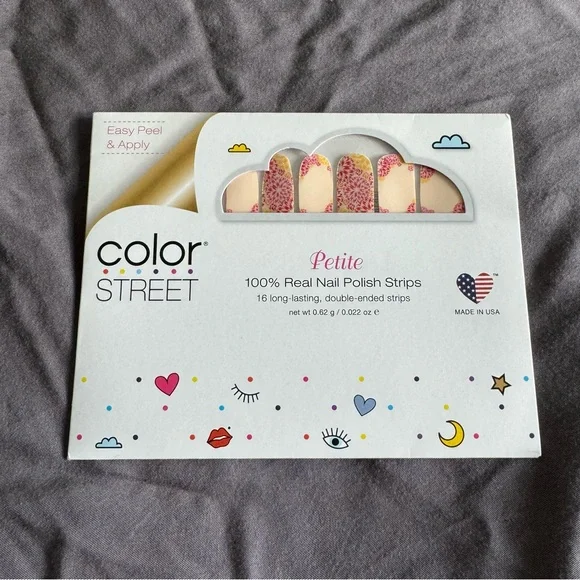 *Retired* Color Street: What in Carnation? (Petite) | Floral Spring Pink Yellow - Picture 3 of 10